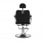Chaise de barbier Vidal: style modeste et lignes droites, hydraulique, inclinable et rotative